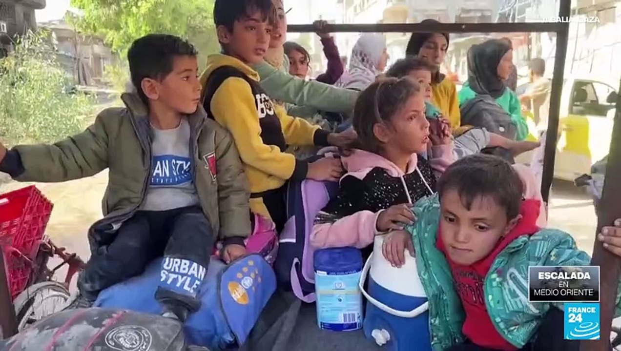 Refugiados palestinos en el norte de Gaza, de nuevo obligados a huir del asedio israelí