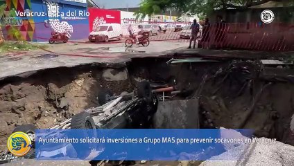 Ayuntamiento solicitará inversiones a Grupo MAS para prevenir socavones en Veracruz