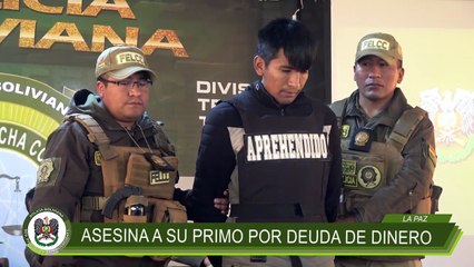 APREHENDEN A SUJETO QUE AGREDIO A SU PRIMO POR UNA DEUDA