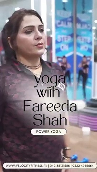 Yoga with Fareeda Shah!