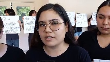 Manifestación de estudiantes de la Unison