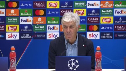 Gasperini: "Dobbiamo accontentarci del pari. Abbiamo avuto un po' di sfortuna"