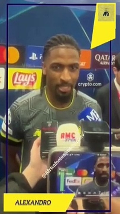 #LDCUEFA  : Réaction du brésilien Alexandro du LOSC après la victoire capitale de Lille 3 à 1 à Madrid  ⚽