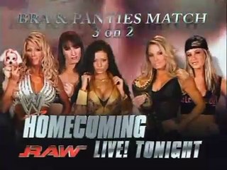RAW Homecoming Trish Stratus, Ashley, Mae Young, and Fabulous Moolah Backstage + Maria