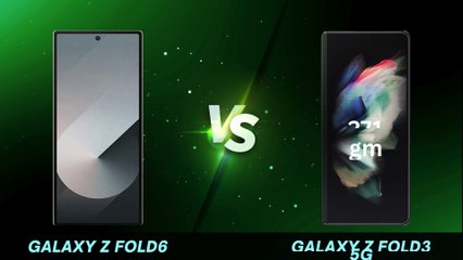 Samsung Galaxy Z Fold6 vs Samsung Galaxy Z Fold3 5G