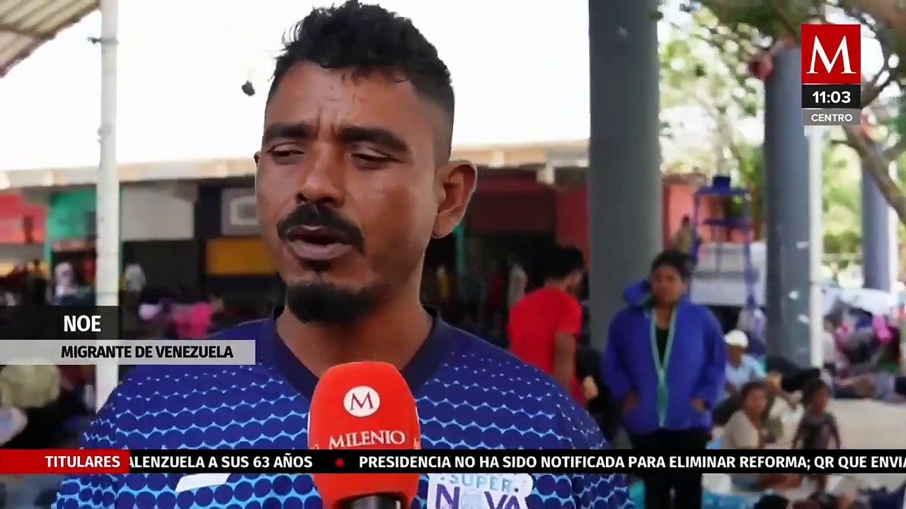 En Oaxaca, caravana migrante "Rey de Reyes" reinicia camino hacia Veracruz