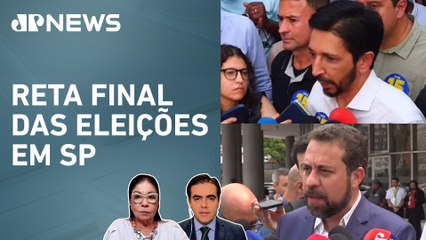Confira agenda de campanha de Guilherme Boulos e Ricardo Nunes nesta quarta (23)