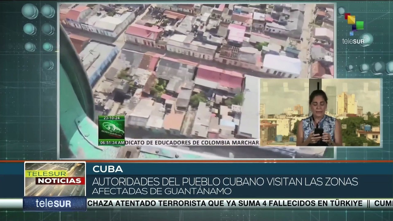 Autoridades de Cuba apoyan a familias  afectadas tras paso de la tormenta tropical