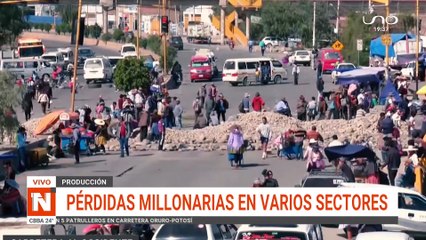 Millonarias pérdidas por bloqueos evistas