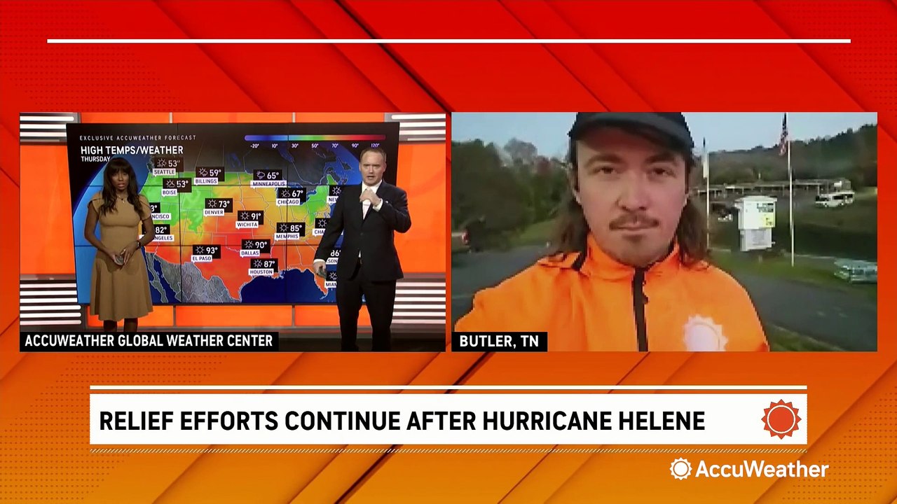 Makeshift bridges allow transportation as recovery from Helene continues in the Appalachians