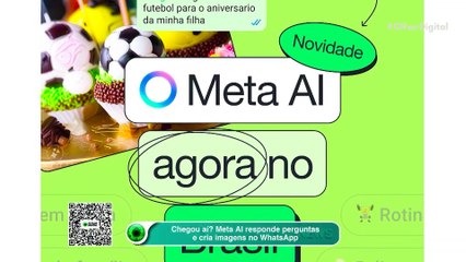 Chegou aí? Meta AI responde perguntas e cria imagens no WhatsApp