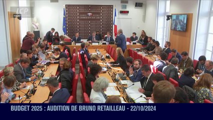 Audition à l'Assemblée nationale - Budget 2025 : audition de Bruno Retailleau - 22/10/2024