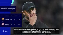 Bayern lost 'key moments' in Barca defeat - Kompany