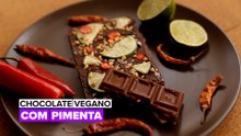DIY Chocolate vegano com pimenta
