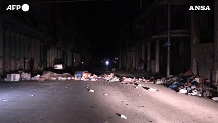 Cuba, terzo black-out totale in meno di tre giorni: proteste all'Avana