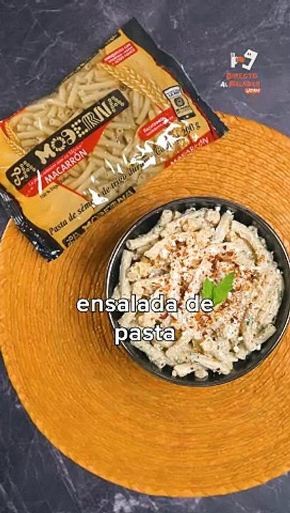 Ensalada de pasta con elote