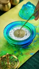 Ethereal Clouds Liuli glass incense burner