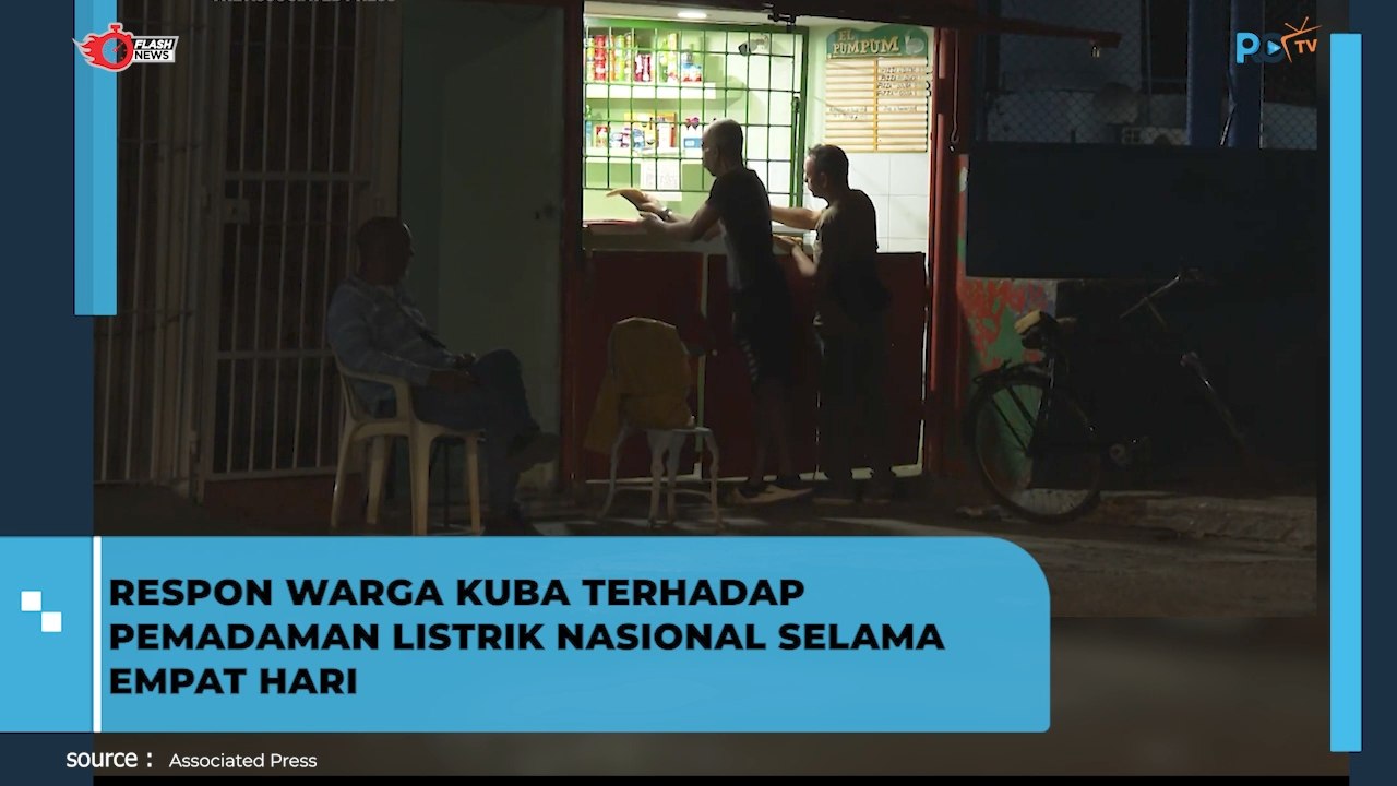 Respon Warga Kuba mati listrik 4 hari.