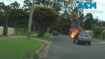 Shots fired into house, car set alight in Western Sydney