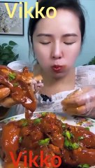 Eating Challenge (1kg ramen, 14 half eggs, 6 chicken leg pieces) | #asmr