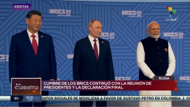 Cumbre de los BRICS avanzó con reunión de líderes sobre el desarrollo institucional