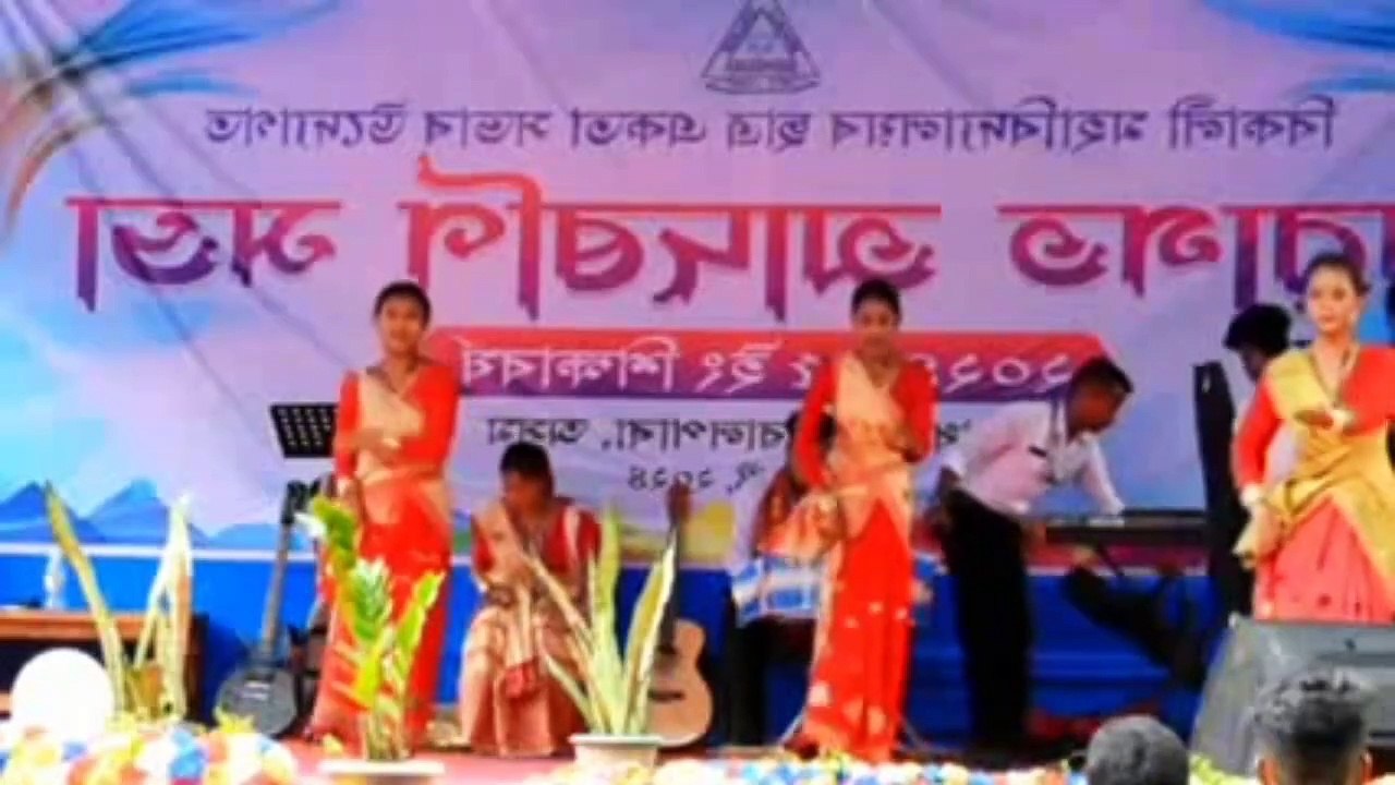 Edhani Kolijat | Priyanka Bharali | Neha Group Stage dance | Dhupdara, Bikali College Freshers 2024____Assamese Song Cover Dance____Assamese Group Cover Dance