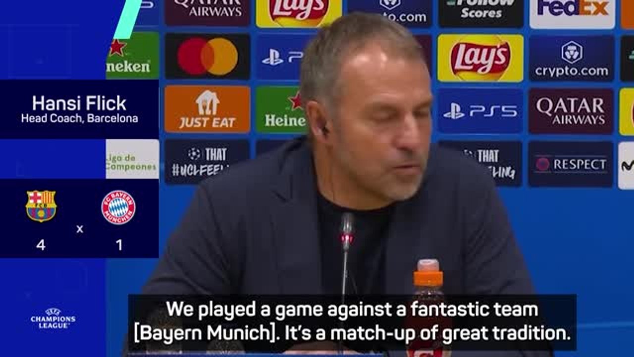 Flick hails Barca's 'important' UCL win over Bayern