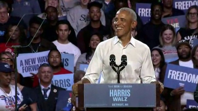 Barack Obama soutient Kamala Harris en pleine course présidentielle américaine