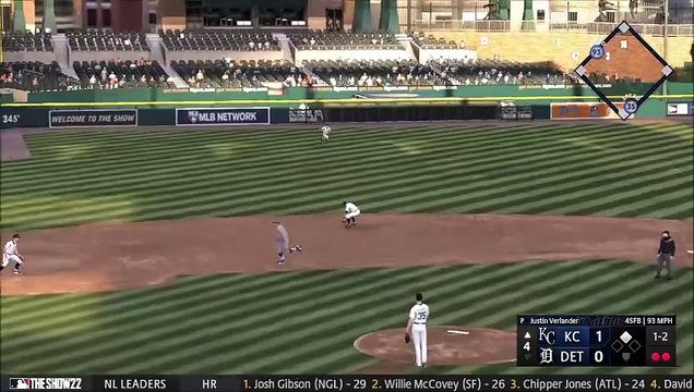 HOFBL Season 2: (7/1) Ty Cobb runs over the hapless Saberhagen, Royals; Royals @ Tigers
