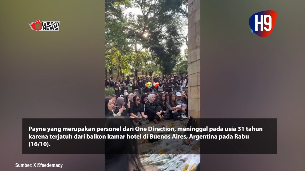 Fans One Direction di Jakarta Berdoa Bersama Untuk Almarhum Liam Payne