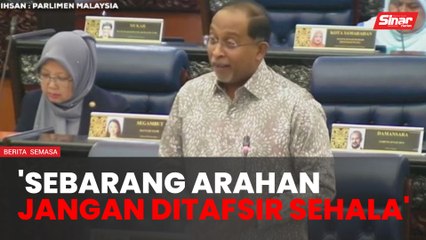 Sebarang arahan jangan ditafsir sehala – Zambry