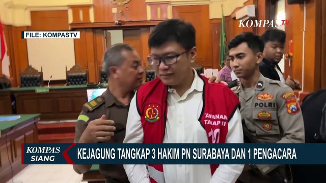 Kejagung Tetapkan Tiga Hakim PN Surabaya Tersangka Suap, Vonis Bebas Ronald Tannur karena Uang?