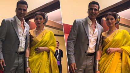 Akshay Kumar and Twinkle Khanna Makes Stylish Appearance At MAMI Film Festival