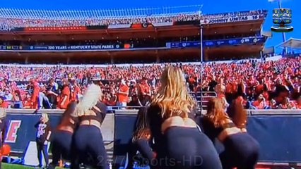 VIDEO: Everyone Was Saying The Same Thing About The Revealing Camera Angle Used To Show The Jaw-Dropping Louisville Cheerleaders On Live TV During Game vs. Miami