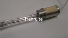 10kw high watt infrared halogen heating lamp twin tube heater lamp with sleeve