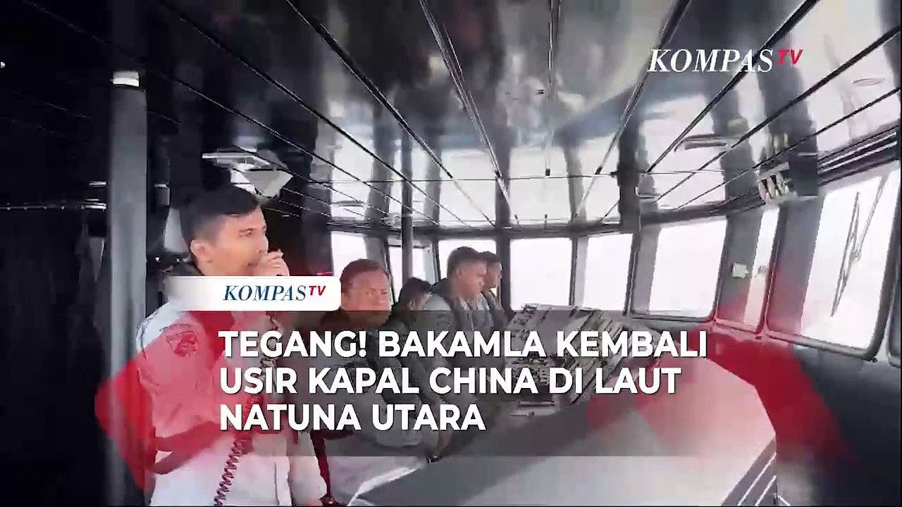 Tegang! Bakamla Kembali Usir Kapal China di Laut Natuna Utara