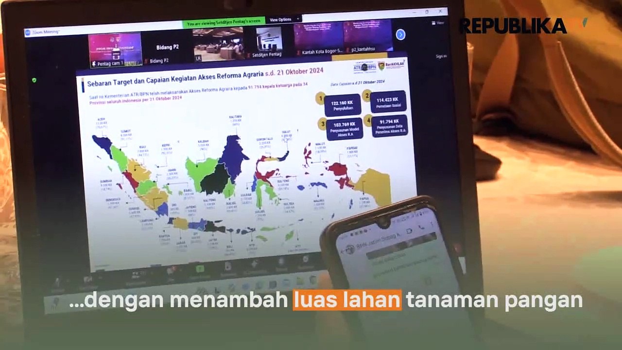 Kementrian ATR/BPN Dukung Prabowo Wujudkan Swasembada Pangan