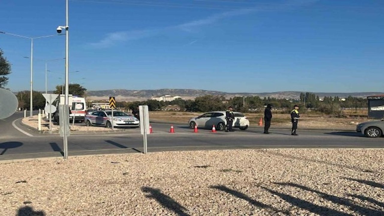 TUSAŞ'ın önünde güvenlik önlemi