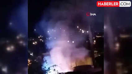 Ayvalık'ta Metruk Evlerde Yangın Korku Dolu Anlar Yaşattı
