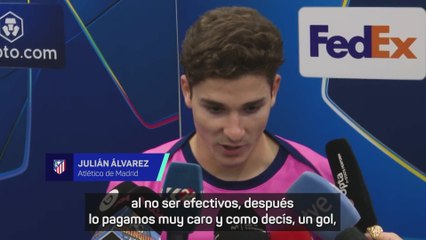 Julián Alvarez explica lo que le faltó al Atleti para ganar al Lille
