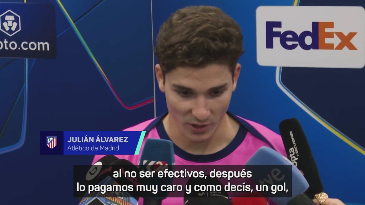 Julián Alvarez explica lo que le faltó al Atleti para ganar al Lille