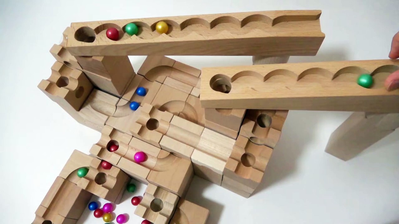 Marble Run ASMR ☆ Wooden Cuboro Original Course Healing Sounds 8mini