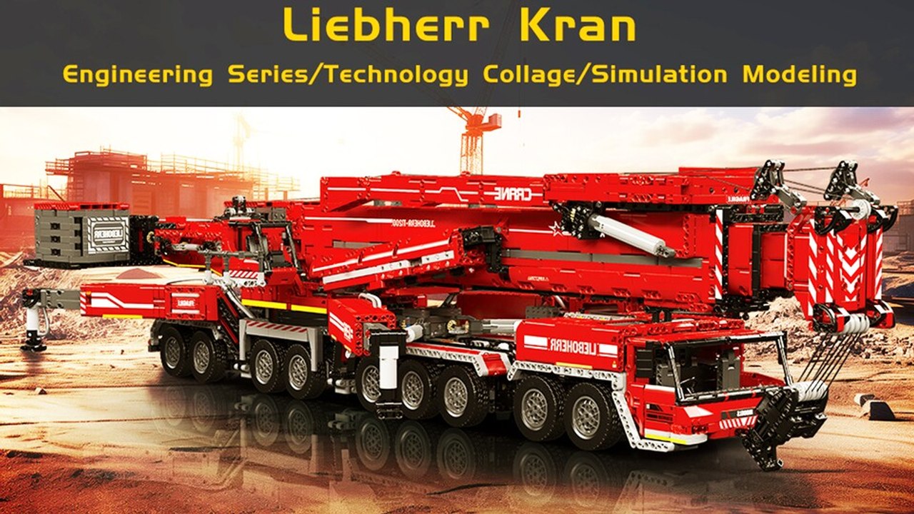 Mould King Kran Liebherr LTM 11200 Set 17007 & 17008: Eine echte LEGO Technic-Alternative!
