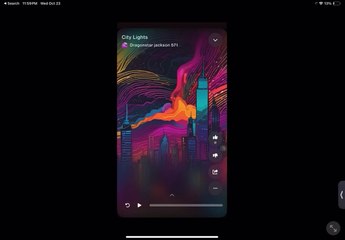 Laura the female squiddog/dragonstar modernistic series - City lights(music from my super powerful huge btnl - 1k:roxan and kid cat vs unknown ???)