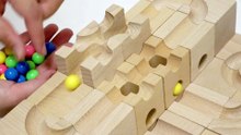 Marble Run ASMR ☆ Wooden Cuboro Original Course Healing Sounds 8min！