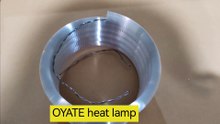 Multi-layer alloy wire heating lamp