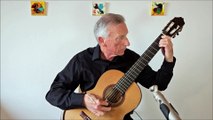 Allegro BWV 998 by J.S. Bach on a Smallman guitar