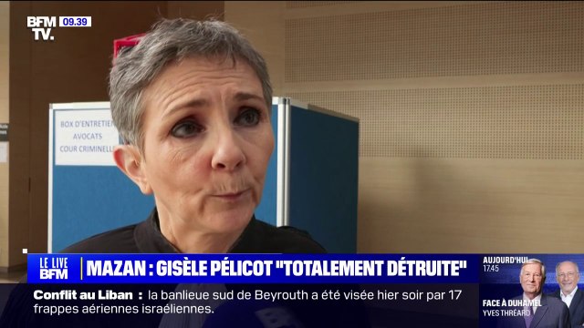 J'aurais tant aimé que nous puissions nous exprimer : l'avocate de Dominique Pelicot regrette qu'il n'ait pas pu répondre à Gisèle Pelicot après sa prise de parole à l'audience