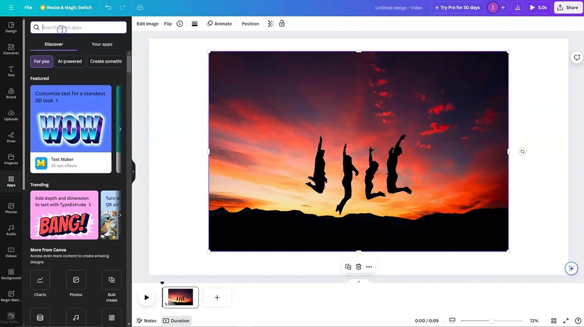 ⁣How to Place Image inside the Text in Canva in 2024 l easy canva l Canva tutorial