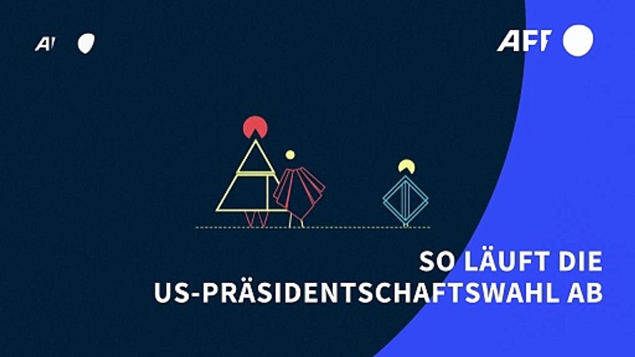 Videografik: So läuft die Präsidentenwahl in den USA ab
